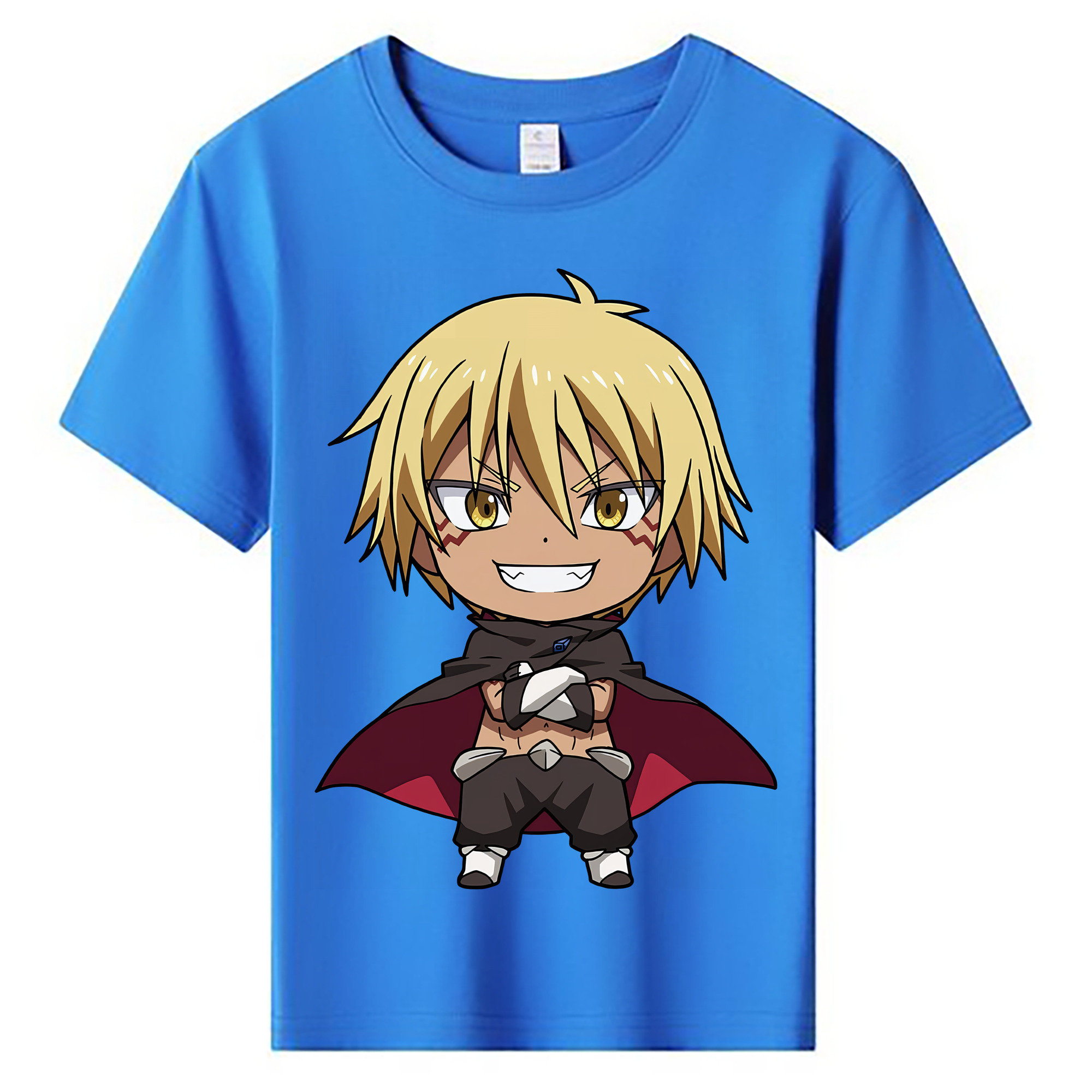（画像用） 転スラ Regarding Reincarnated to Slime 綿100％キッズTシャツ（フロントプリント）